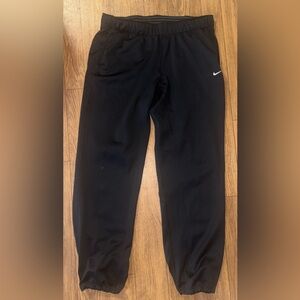 Nike Black Joggers with White Logo